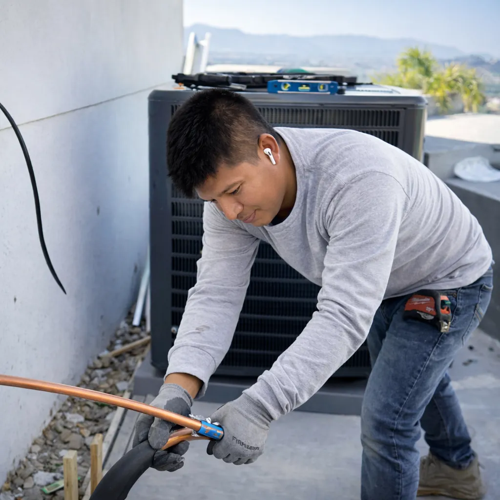 HVAC service management