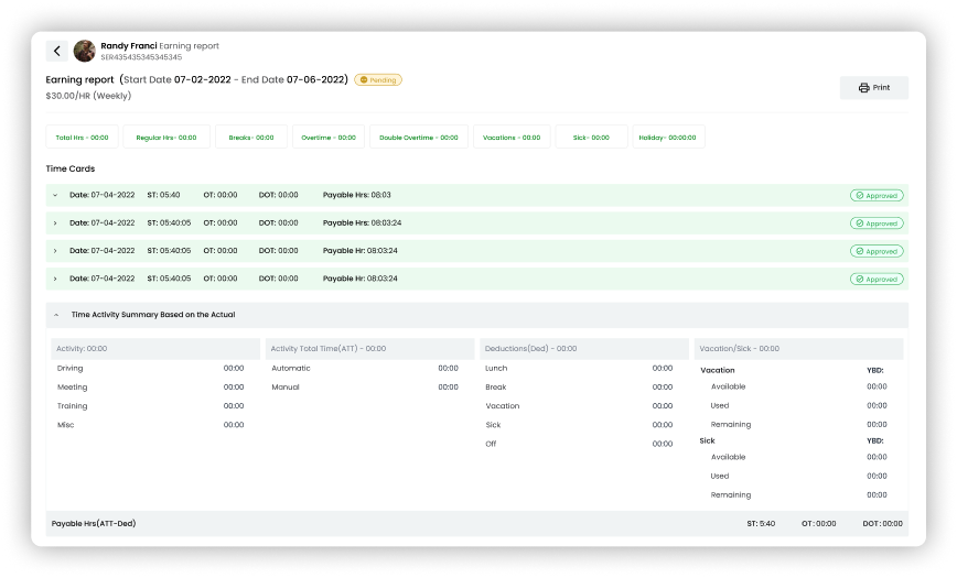 Automated Earnings Reports