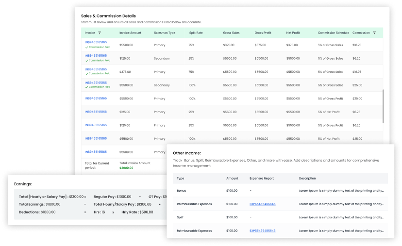 Comprehensive Earnings Overview