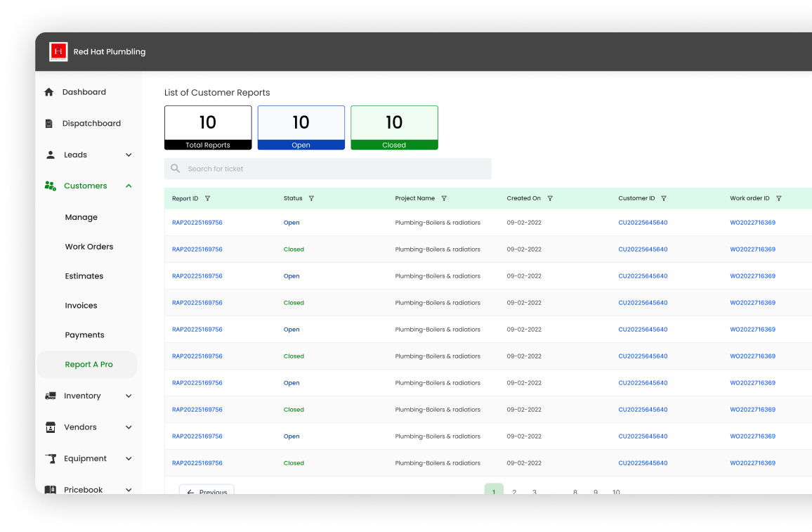 Reports List